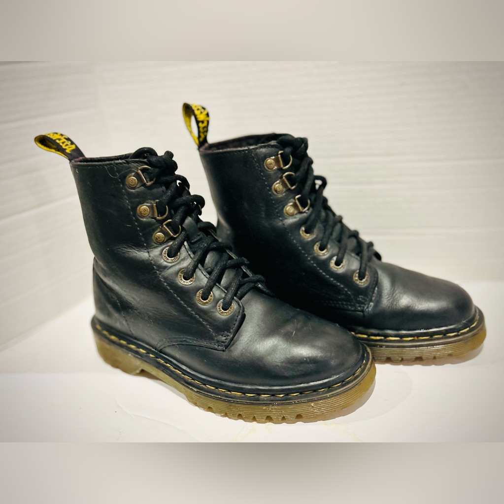 Dr. Martens Luana Combat Boots Size 5 Punk Grunge Goth